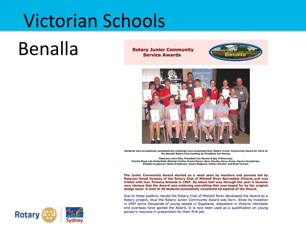 victorian schools benalla