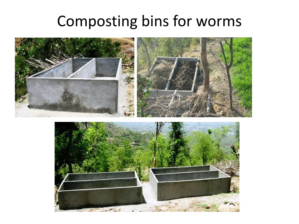 composting bins for worms