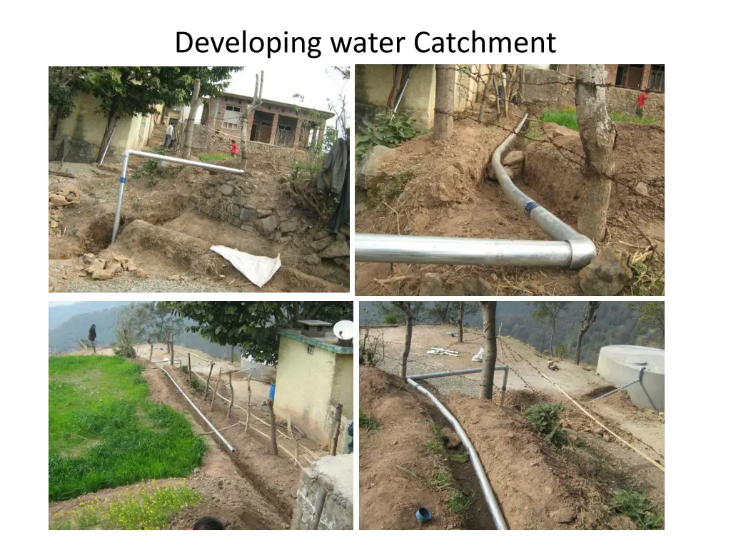 developing water catchment