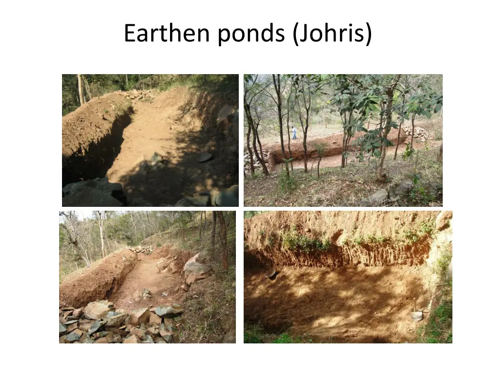 earthen ponds johris