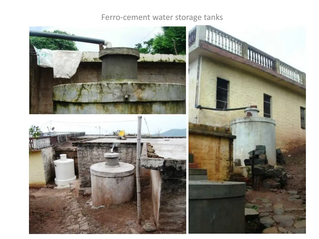 ferro cement water storage tanks