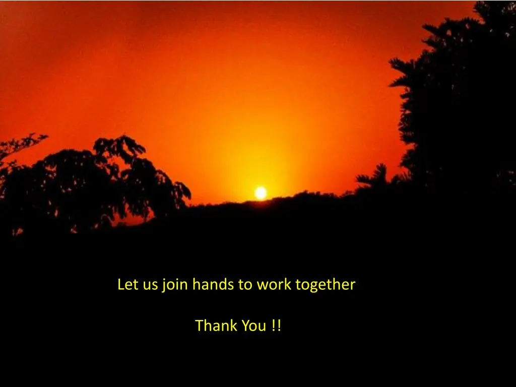 let us join hands to work together