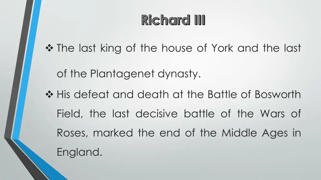 richard iii