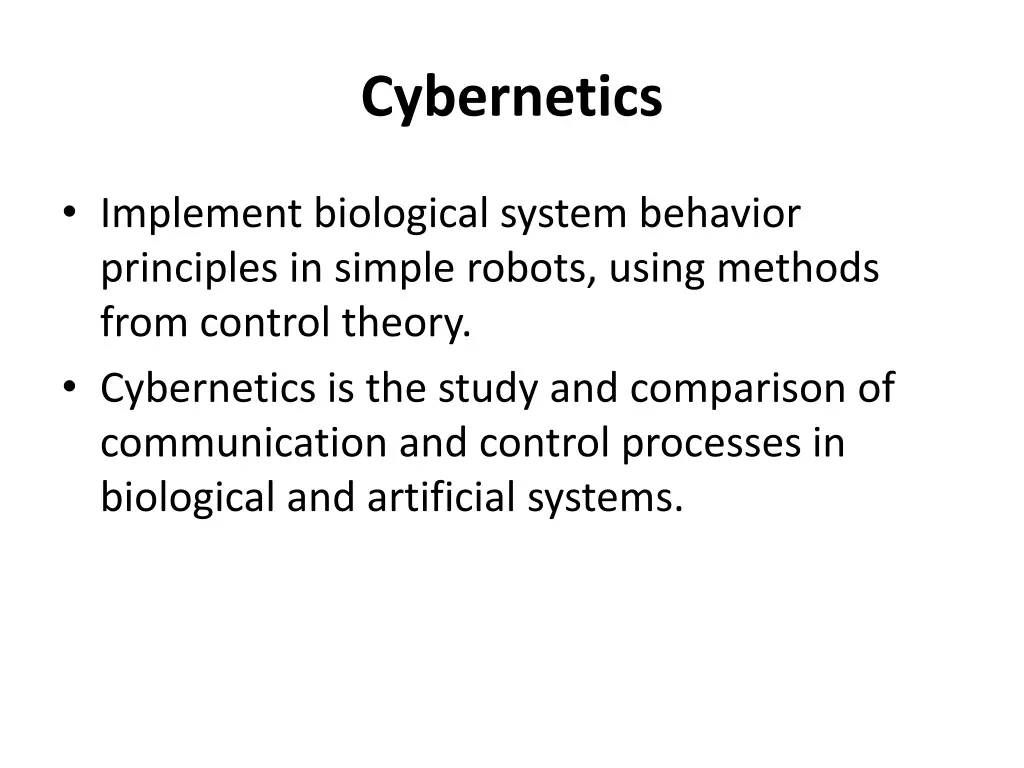 cybernetics