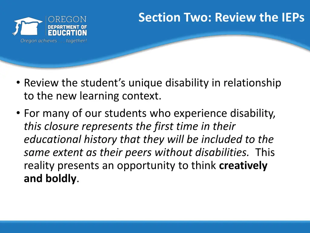 section two review the ieps