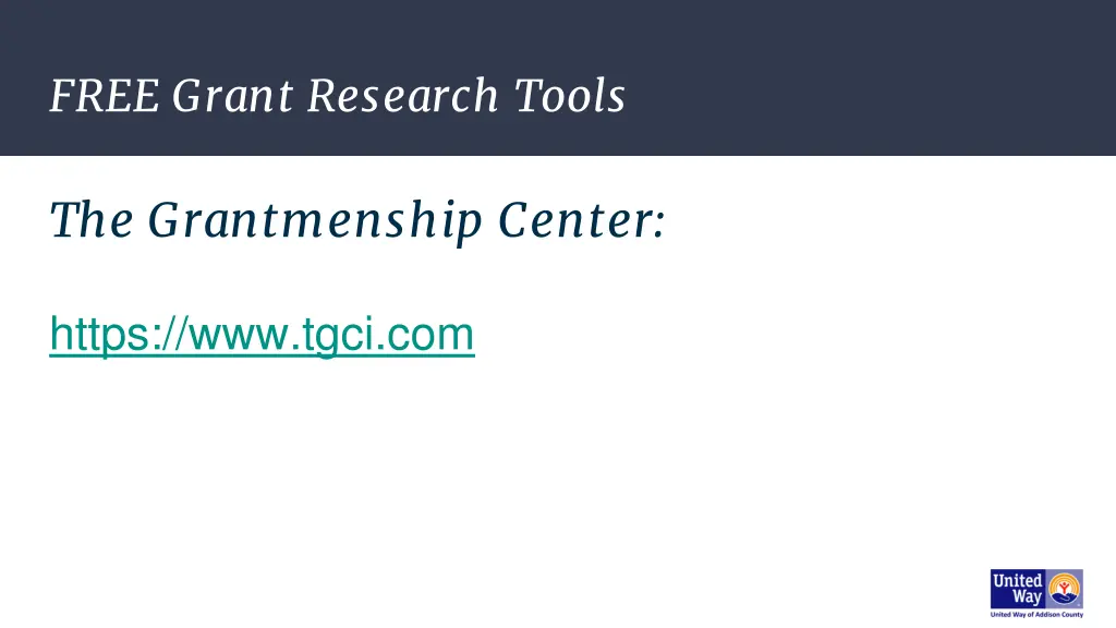 free grant research tools