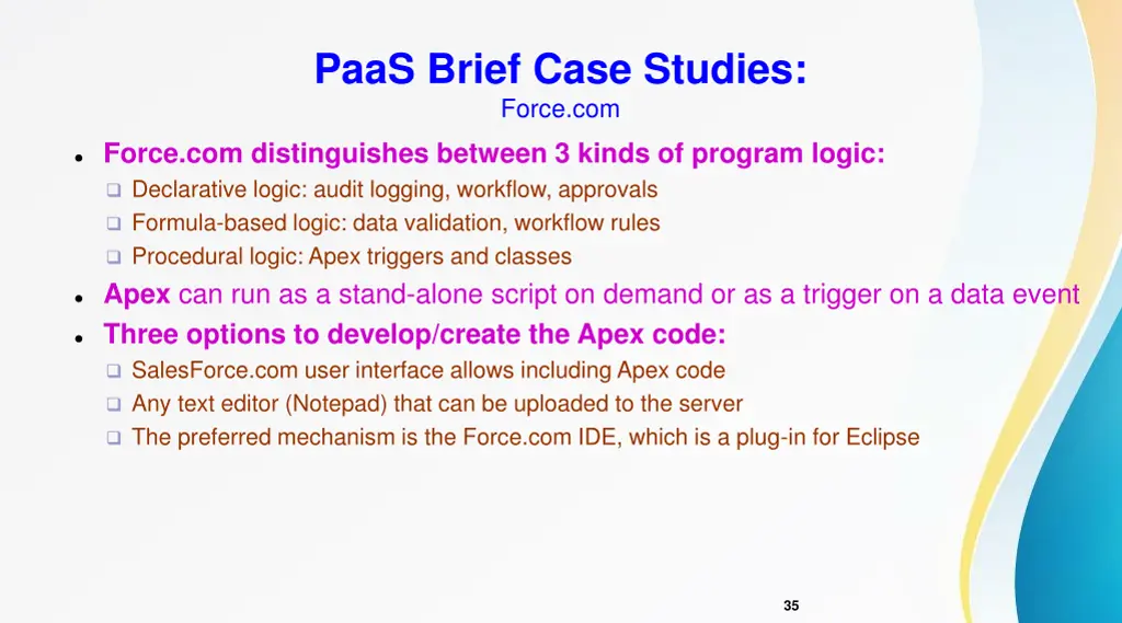 paas brief case studies force com 2