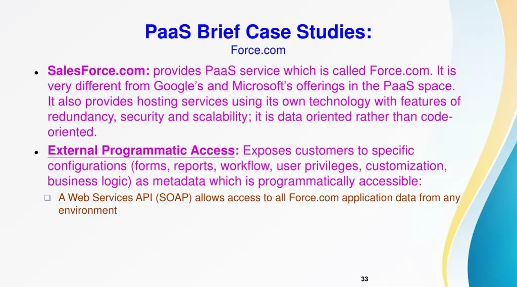 paas brief case studies force com