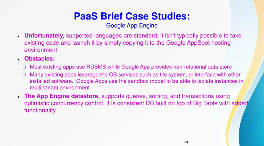 paas brief case studies google app engine 1