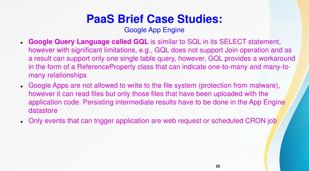 paas brief case studies google app engine 2