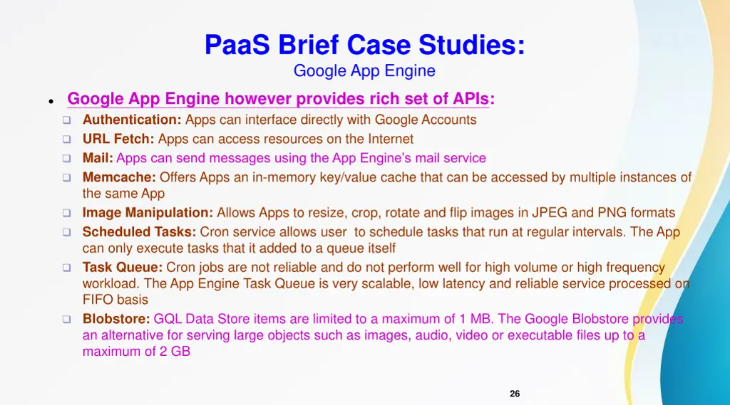 paas brief case studies google app engine 3