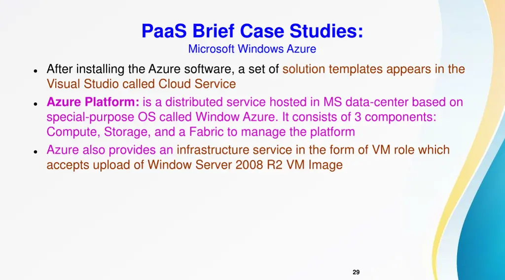 paas brief case studies microsoft windows azure 1