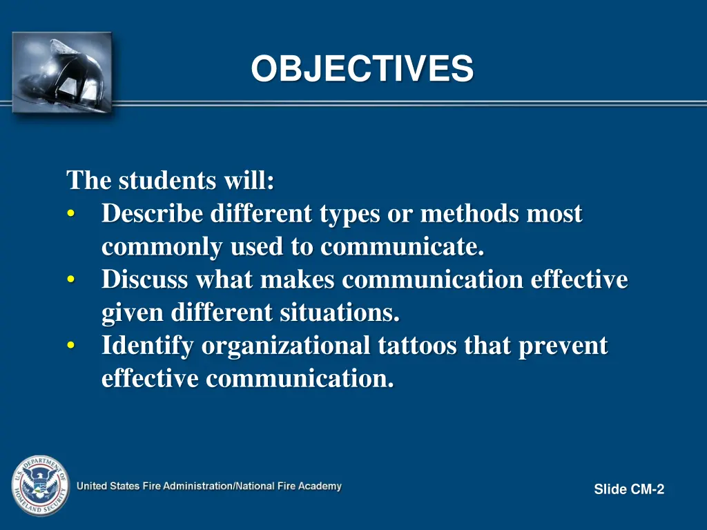 objectives