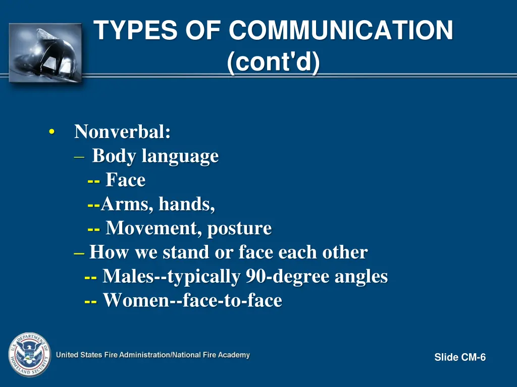 types of communication cont d 1