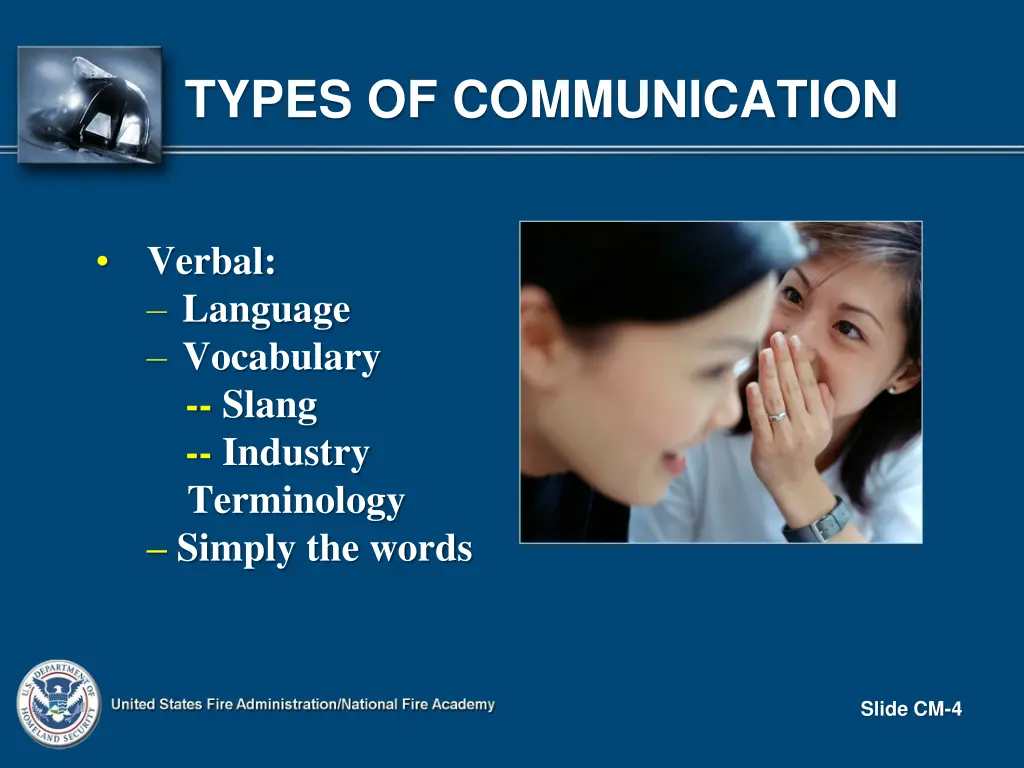 types of communication