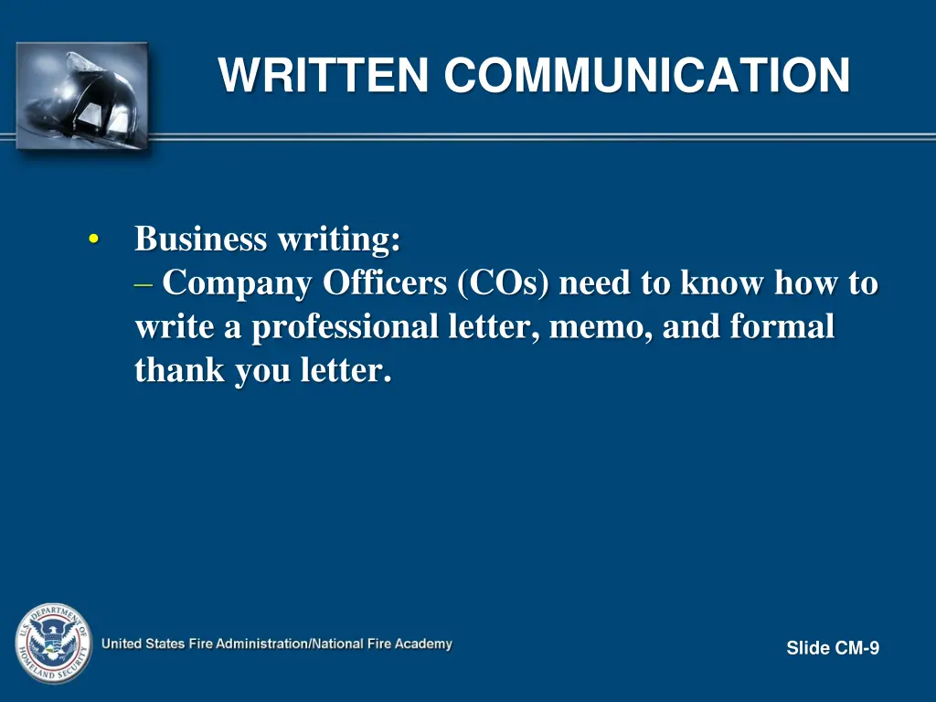 written communication