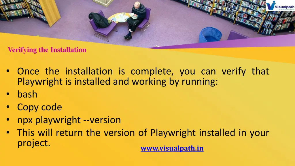 verifying the installation