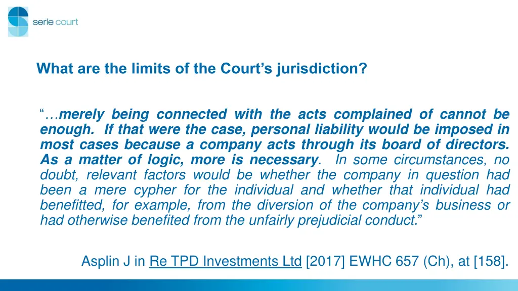 what are the limits of the court s jurisdiction 2