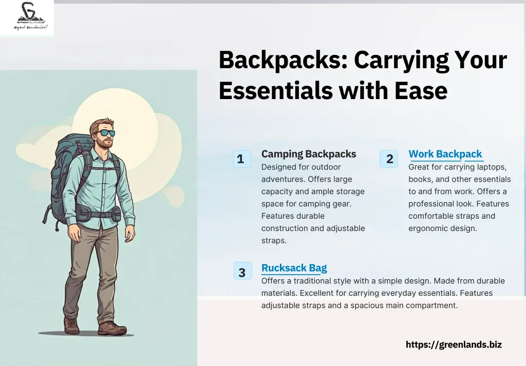 backpacks carrying your essentials with ease