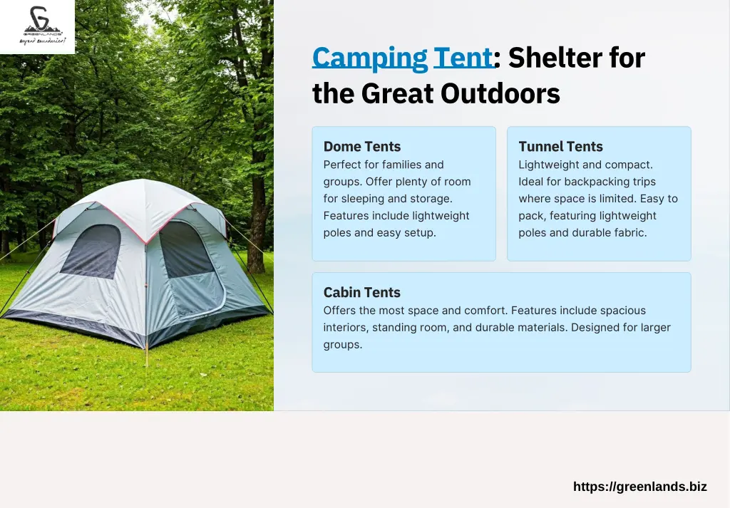 camping tent shelter for the great outdoors