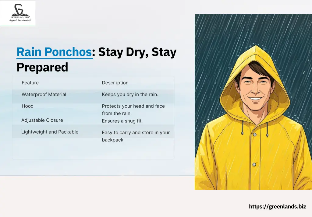 rain ponchos stay dry stay prepared