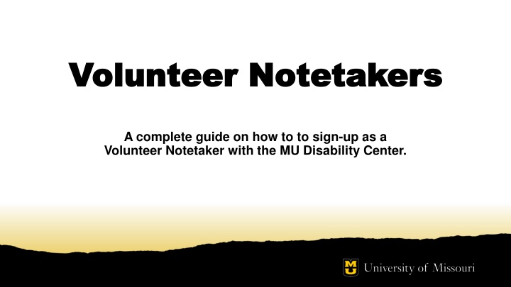 volunteer notetakers volunteer notetakers