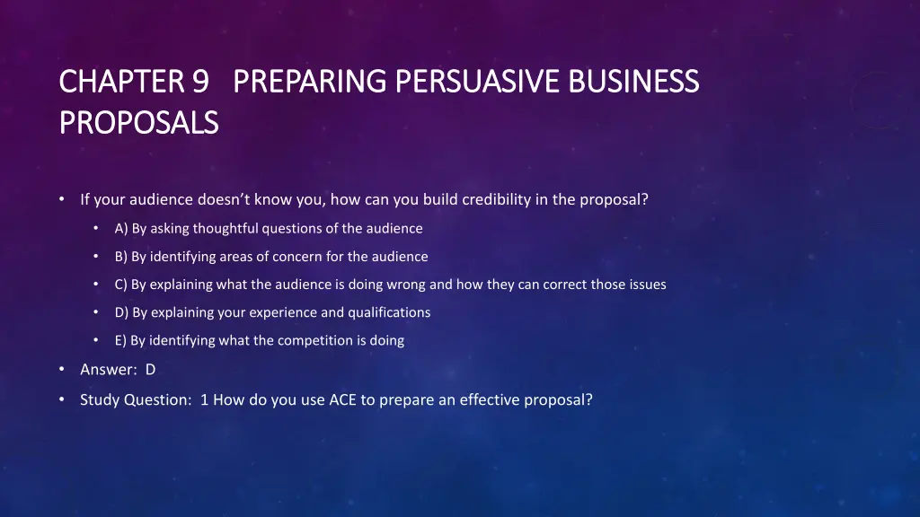 chapter 9 preparing persuasive business chapter