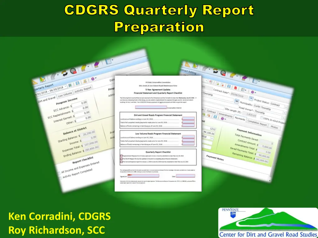 cdgrs quarterly report cdgrs quarterly report