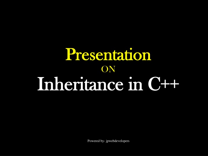 presentation presentation on inheritance