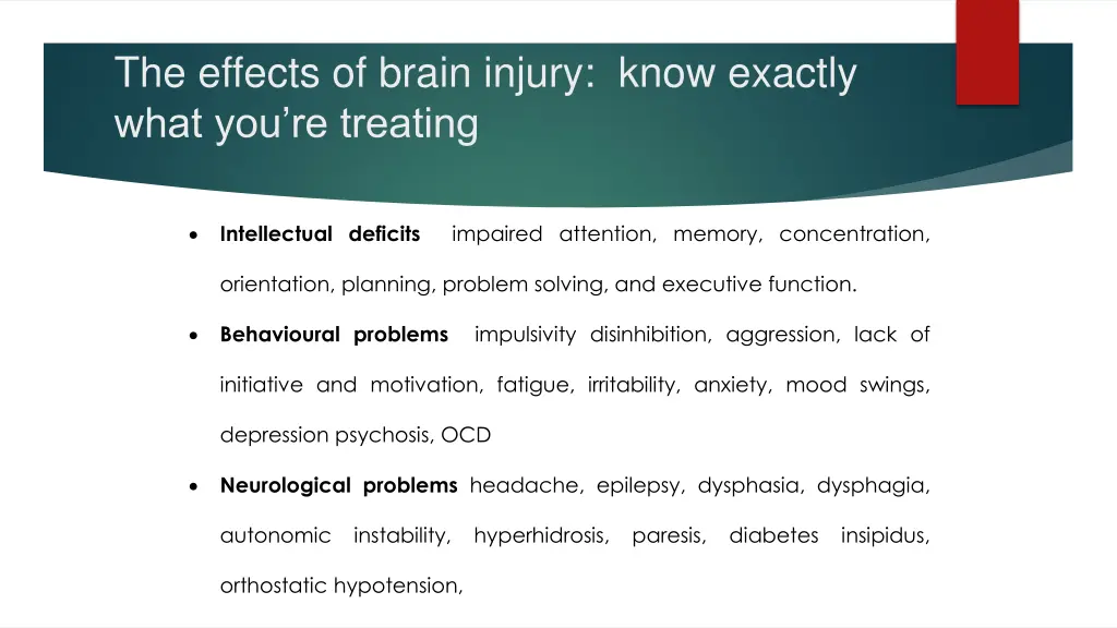 the effects of brain injury know exactly what