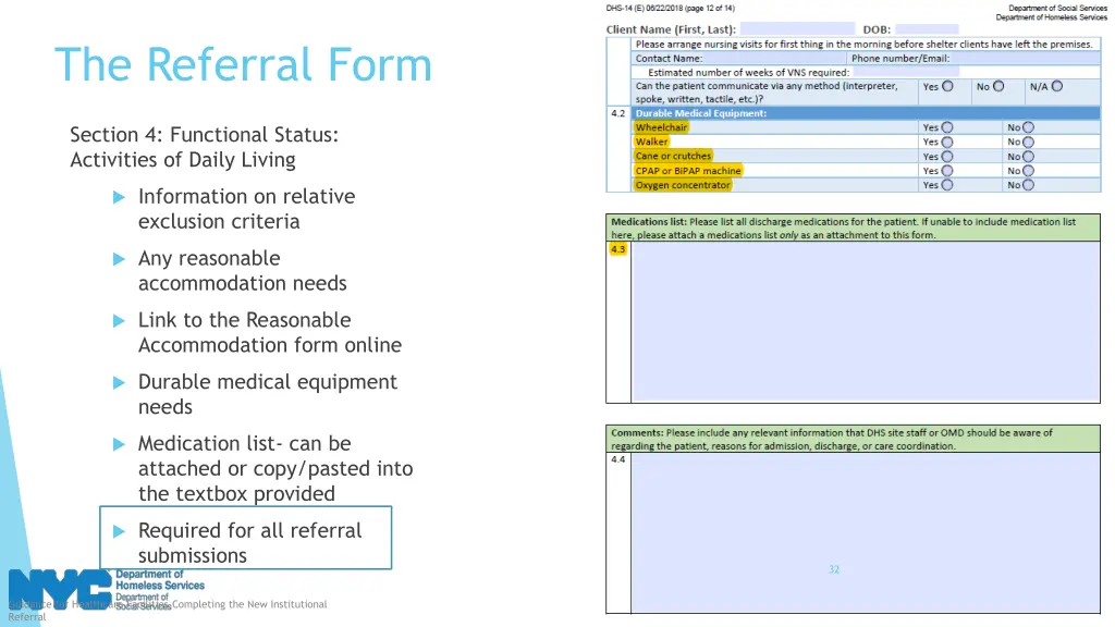 the referral form 12