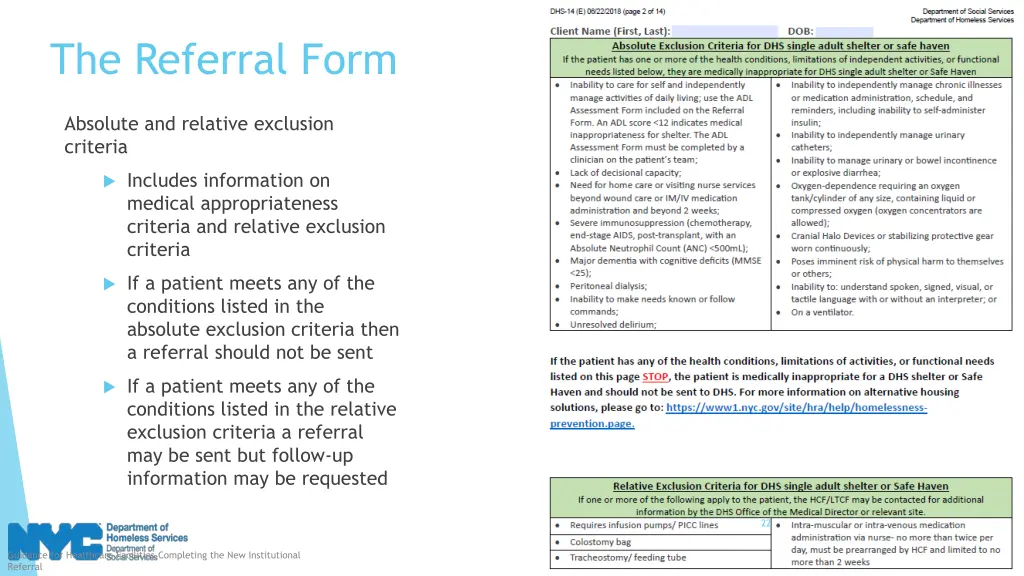 the referral form 2