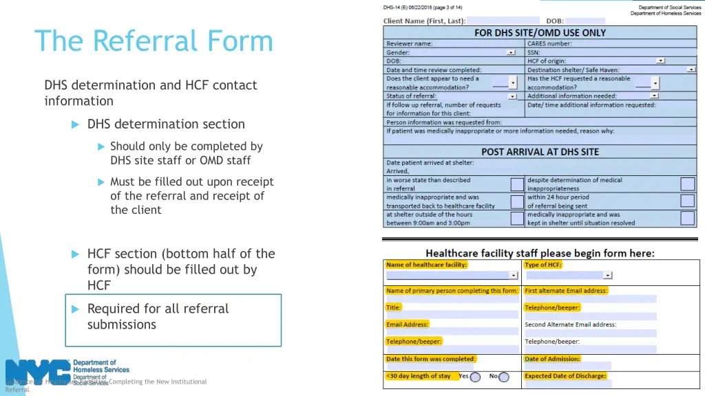 the referral form 3