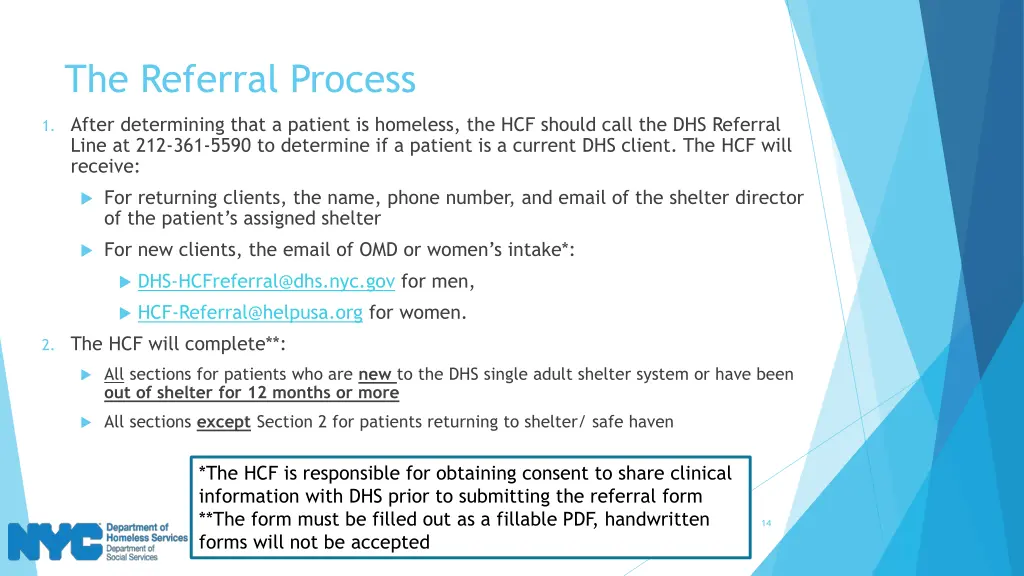 the referral process