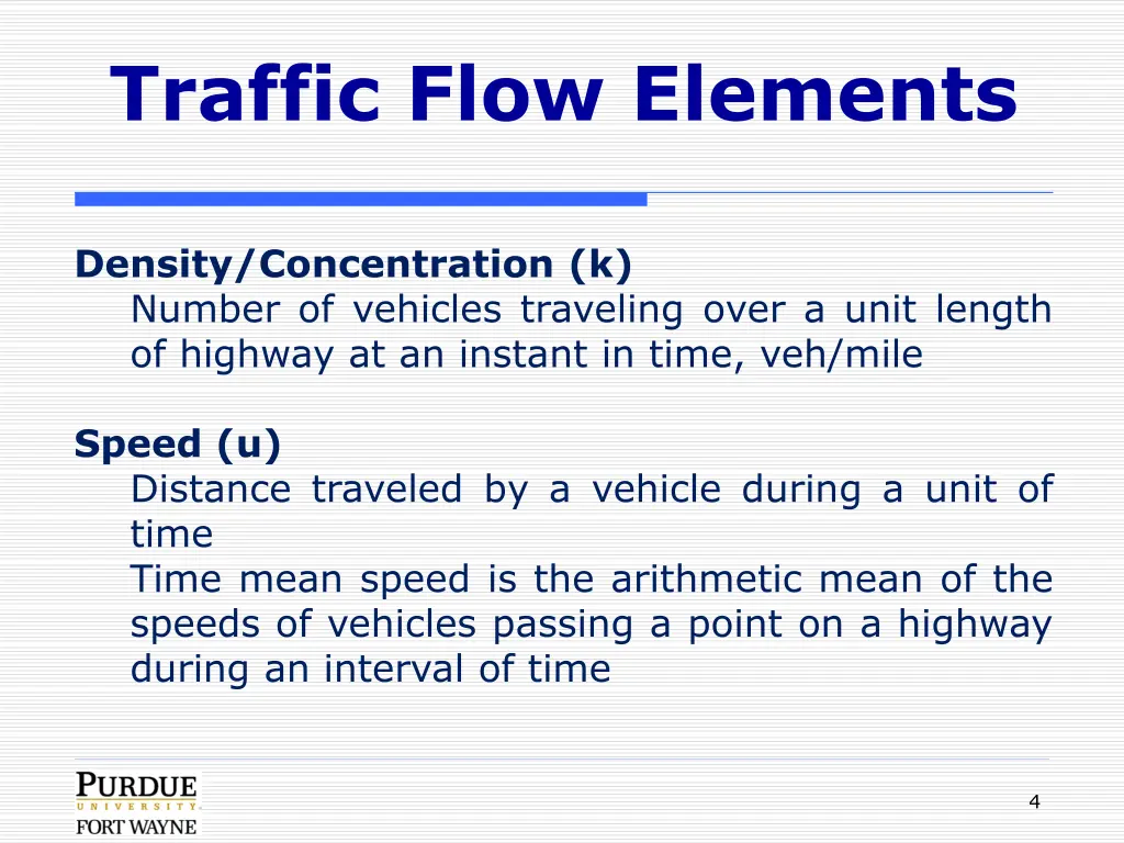 traffic flow elements 2