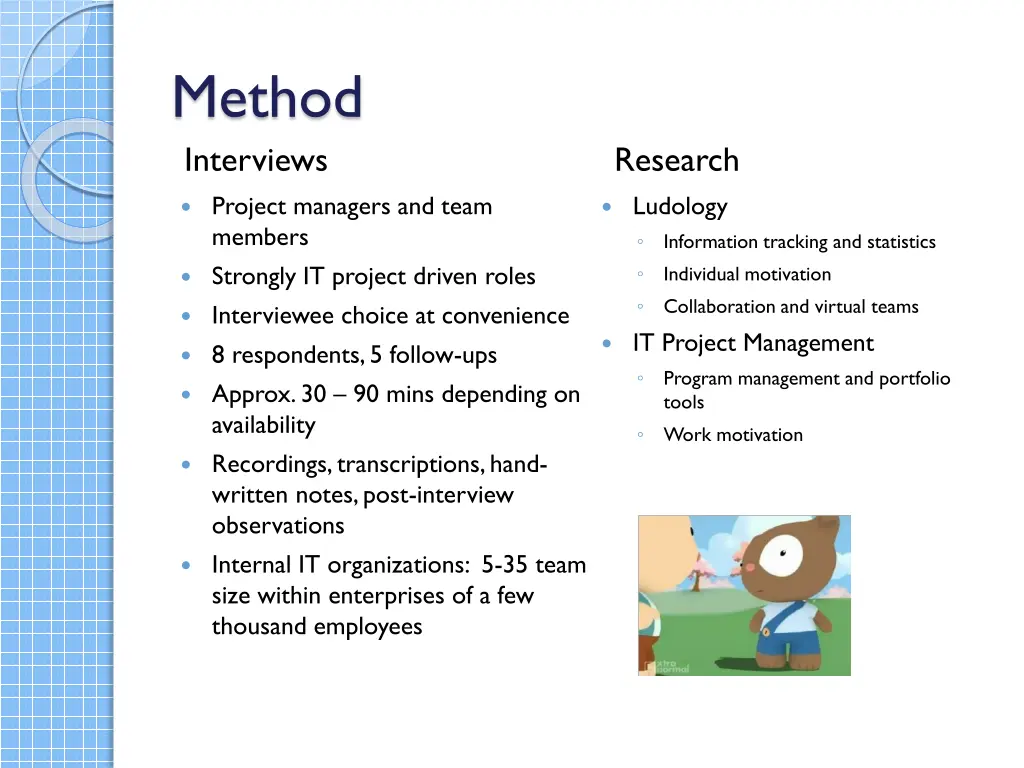 method interviews