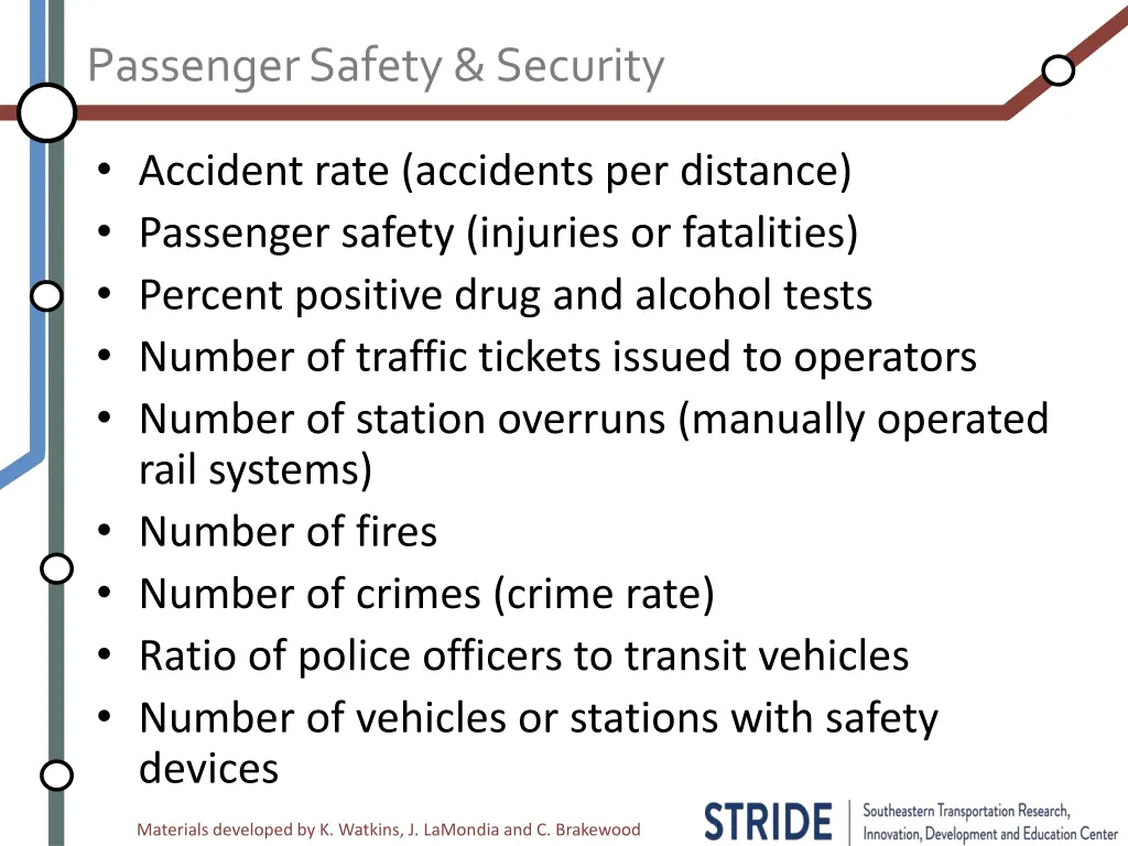 passenger safety security