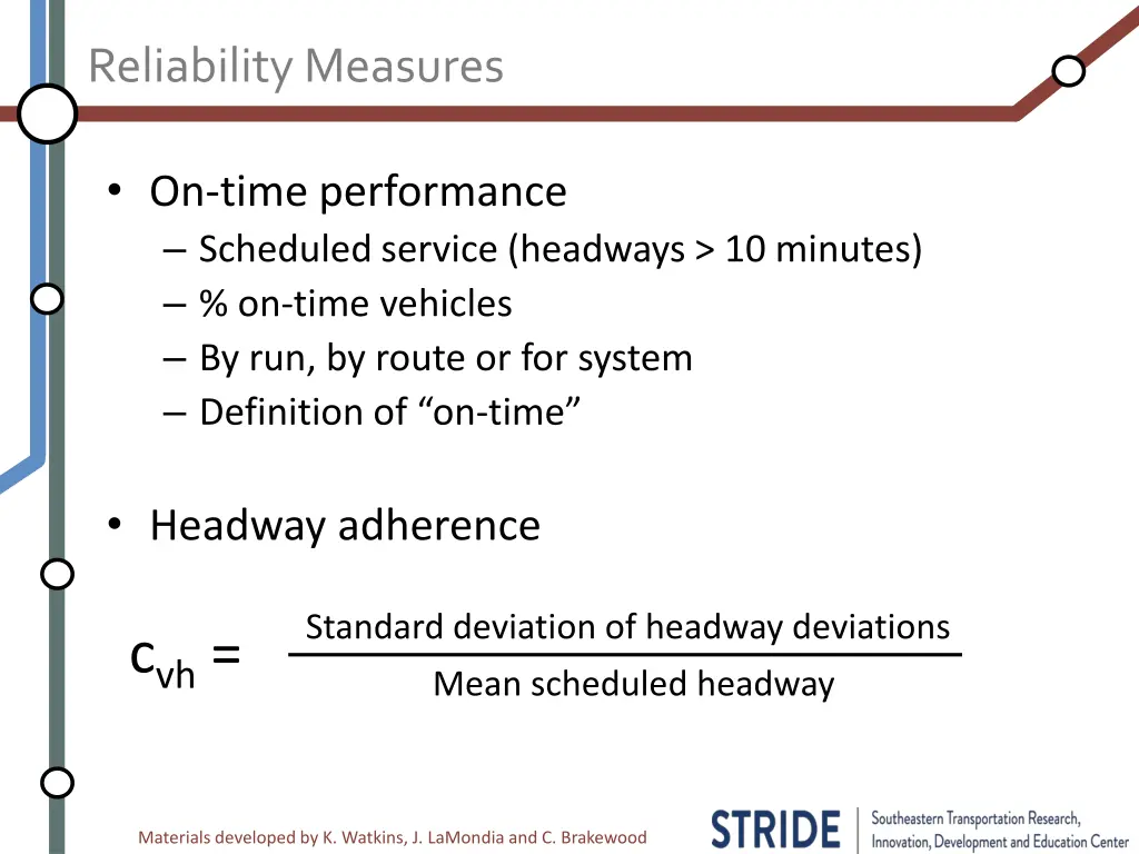 reliability measures 1