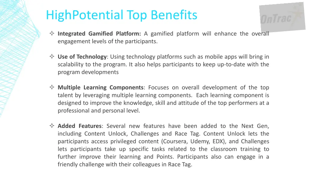 highpotential top benefits