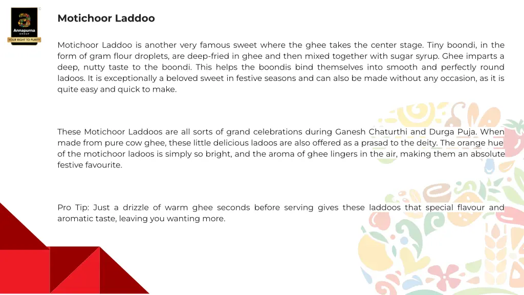 motichoor laddoo