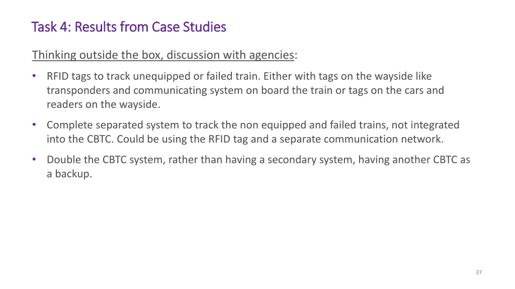 task 4 results from case studies task 4 results 13