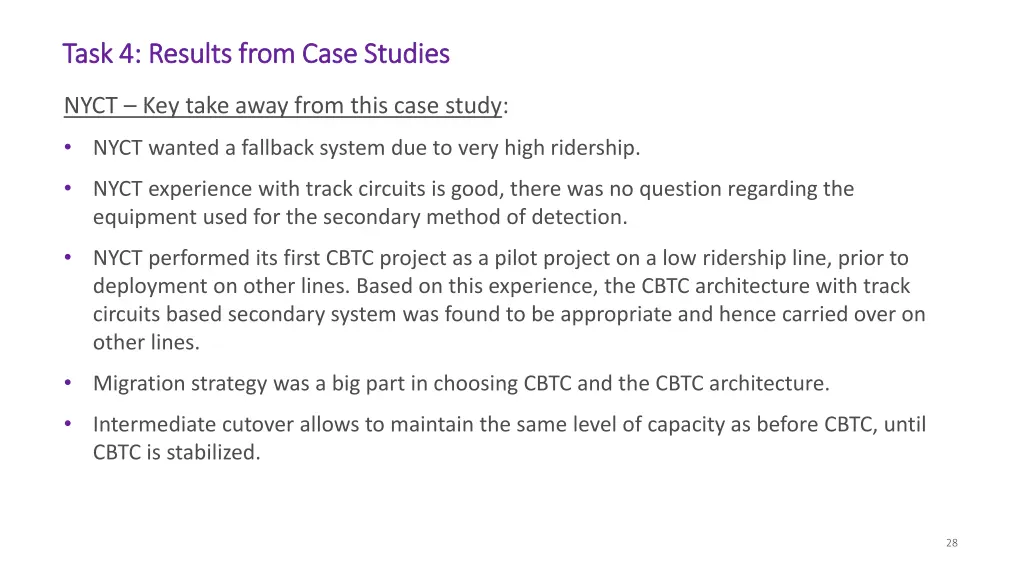 task 4 results from case studies task 4 results 4