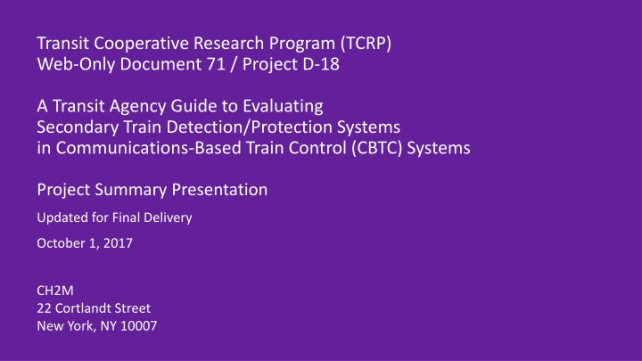 transit cooperative research program tcrp