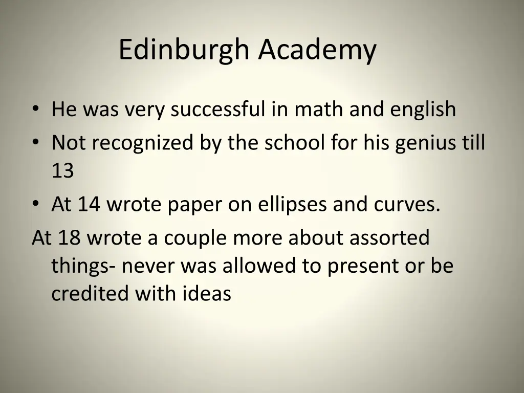 edinburgh academy