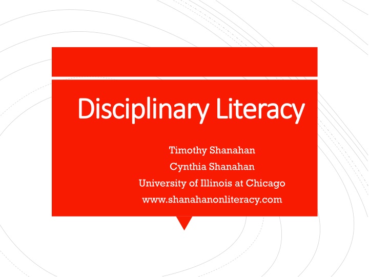 disciplinary literacy disciplinary literacy