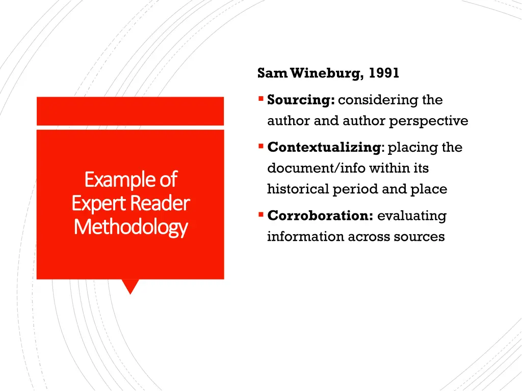 sam wineburg 1991