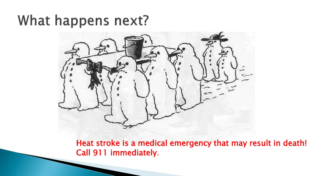 heat stroke is a medical emergency that