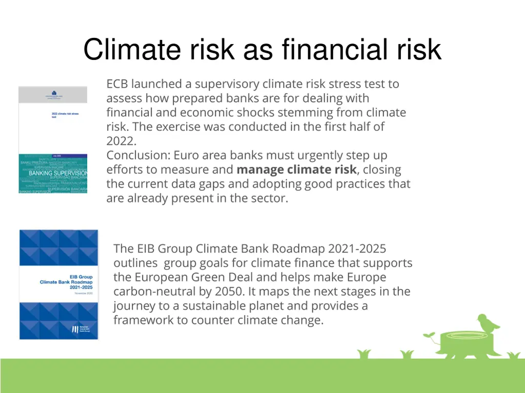 climate risk as financial risk 1