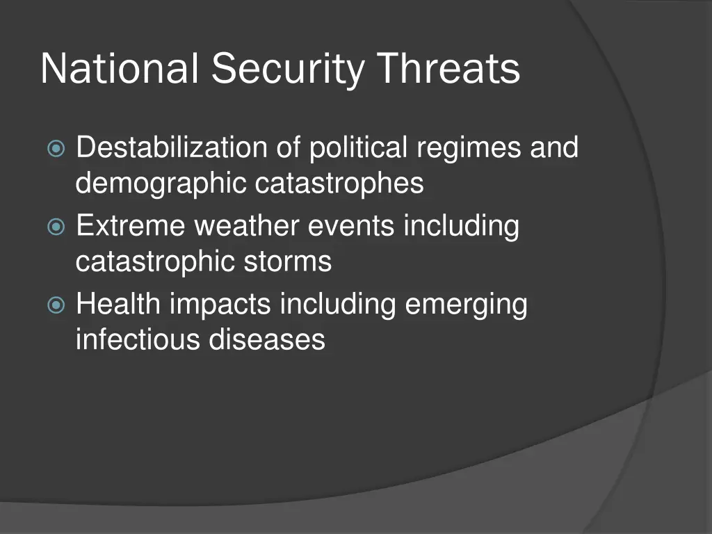 national security threats