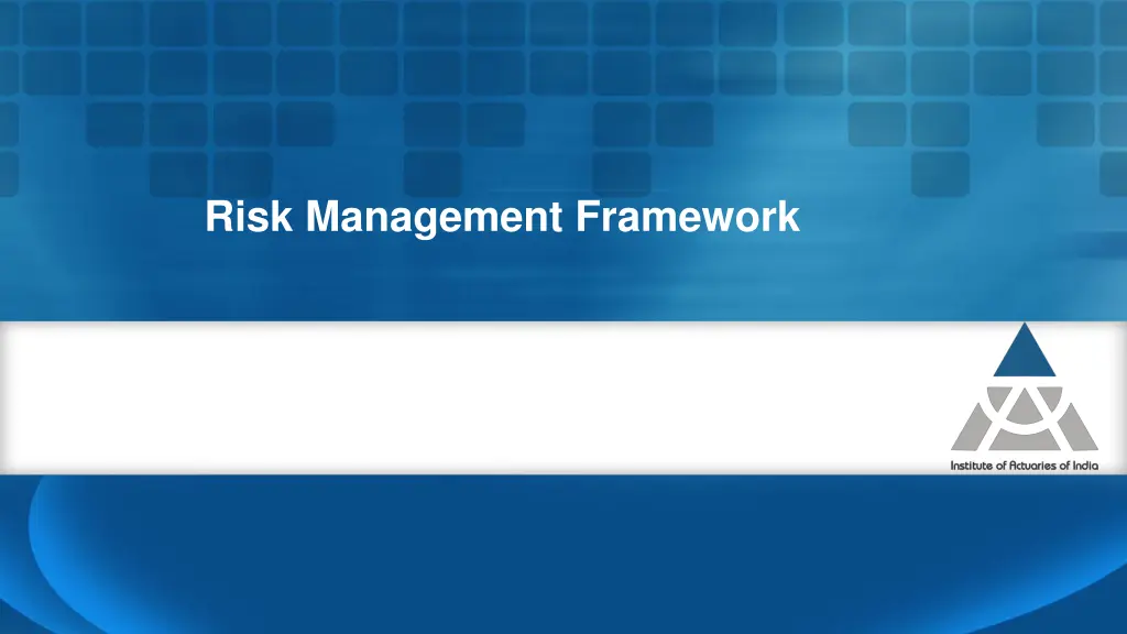 risk management framework